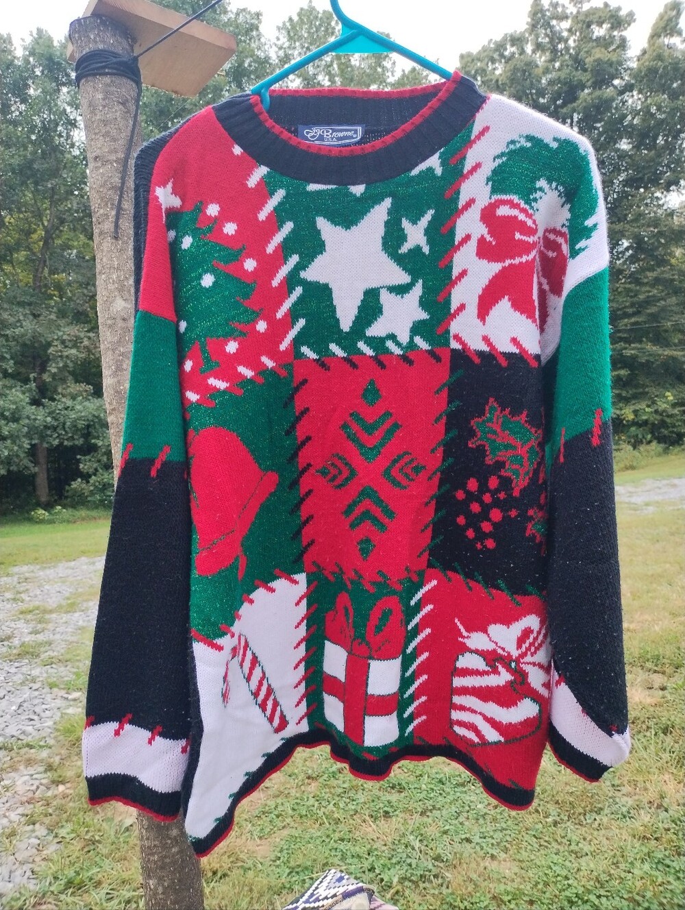 JJ Browne Vintage Festive Christmas Sweater Size XL See Measurements
